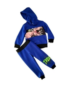 Jurassic World Boy Size 7 Winter Outfit Set Hooded Sweatshirt & Jogger Pant - Picture 1 of 5
