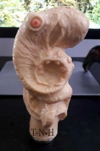 Mango de cabeza de pulpo estilo vintage de diseñador para bastón de madera regalo Foto 1 de 4