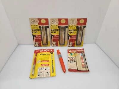 Vintage 50's 60's Pens And Pencil Plus More Alco Scripto Wearever - Image 1 of 4