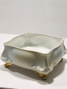 Antique T&V Limoges France Large Trinket Footed 7”-7”-3.5” - Picture 1 of 12