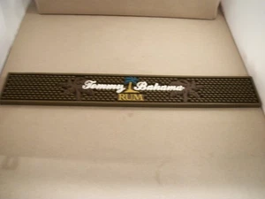 Tommy Bahama Rum Advertising Brown Rubber Bar Mat - 23 x 3.25 inches - Picture 1 of 3
