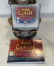 Mario Clash w/Dust Cover - Nintendo Virtual Boy - Tested + Manual