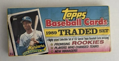 Juego completo de béisbol 1989 sellado Topps negociado sellado de fábrica Foto 1 de 3