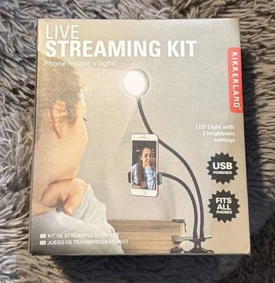 Live Streaming Lighting Kit- Kikkerland - Image 1 of 2