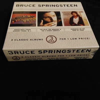 Bruce Springsteen ~ 3 PAK ~ 3 Classic Albums ~ Sealed 3CD Set ~ [Columbia 86446] - Image 1 of 4