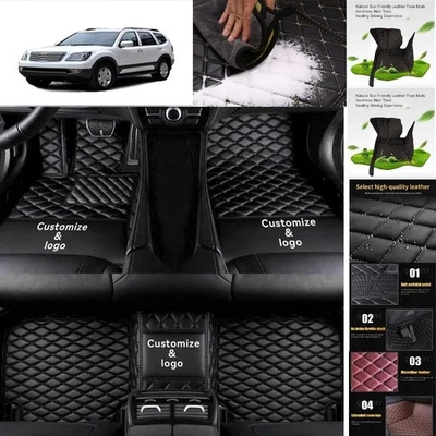 For Kia Borrego Car Floor Mats Custom Waterproof Luxury Carpets Auto Liner - Изображение 1 из 4