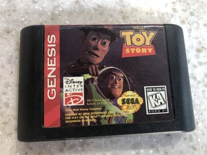 TOY STORY SEGA GENESIS GAME CARTRIDGE ONLY WORKS WELL NES HQ - Picture 1 of 1