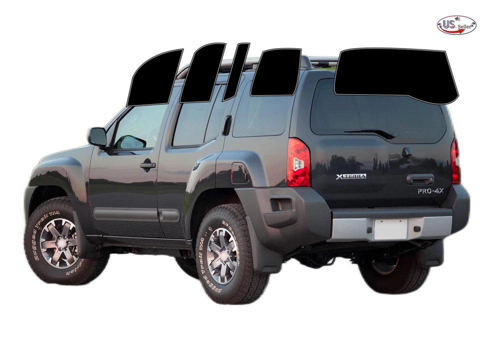Kit de filme matizado personalizado computadorizado PreCut 2 camadas janela para 2005-2015 Nissan Xterra - Imagem 1 de 4