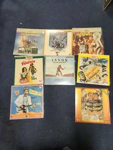 8 LaserDisc Movies Africa Screams-Wizard of OZ and more look 👀 - Picture 1 of 1