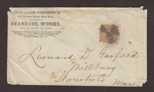 New York: New York City 1869 (circa) #113 Cover, Fancy Bird in Flight Cancel - Picture 1 of 2