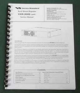 Vertex VXR-9000u Service Manual: w/11"X17" Color layouts & protective covers! - Picture 1 of 1