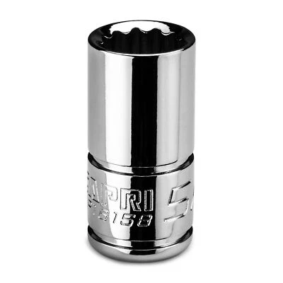 Capri Tools 12-Point Shallow Socket, 1/4 in. Drive, Metric and SAE Sizes - Image 1 of 4