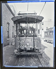Vintage Glass Negative Photo Boston Huntington Avenue Train Bus Amazing Pic 30