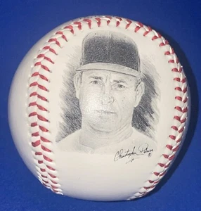 Nolan Ryan Commemorative Baseball Ball Autograph - Picture 1 of 3