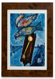 *Larger Size* Time Is A River Framed Print by Marc Chagall - Picture 1 of 2