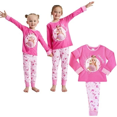 Girls Barbie Personalised Pyjamas Barbie Doll Horse Pyjamas 3 - 10 Years