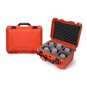 Nanuk 918 Case for 6 Camera Lens (Orange) - Picture 1 of 4
