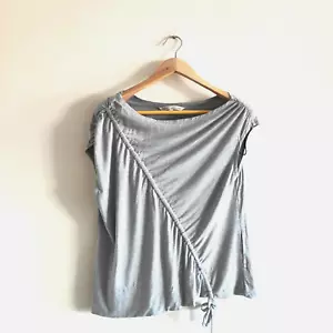 Rachel Rachel Roy women's Top sleeveless T-Shirt Size XL asymmetric Gray Grey - Picture 1 of 8