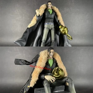 1/12 Black Fur Collar Long Coat Cloak For 6" Pirate King Crocodal Figures Body - Picture 1 of 6