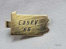 Vintage 1966 BOB CASEY For GOVERNOR TIE TACK  1st Run for Governor  Unsuccessful