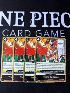 4x Trueno Bastardo R OP04-094 One Piece Card Game TCG Englisch - NM - Bild 1 von 1
