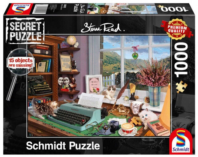 Puzzle 1000 elementów STEVE READ (Secret Puzzle) Na biurku - Image 1 of 1