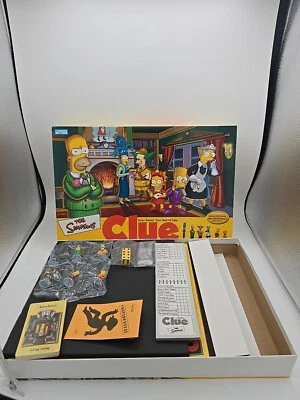Hasbro (40766) The Simpsons Clue Detective Game  Multicolor 2nd Edition Complete - Image 1 of 4