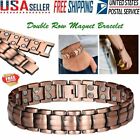 Copper Magnetic Bracelet Link Arthritis Pain Relieve Carpal Jewelry NEW