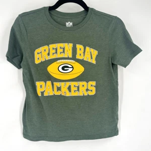 NFL Team Apparel Green Bay Packers Long Sleeve kids Unisex Football Shirt Large - Picture 1 of 9
