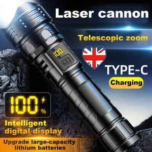 High Powered 99000000Lumens Super Bright Flashlight LED Rechargeable Torch Lamps - Picture 1 of 10