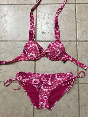 Bikini traje de baño para mujer Bisou Bisou talla mediana parte superior XL inferior Foto 1 de 4