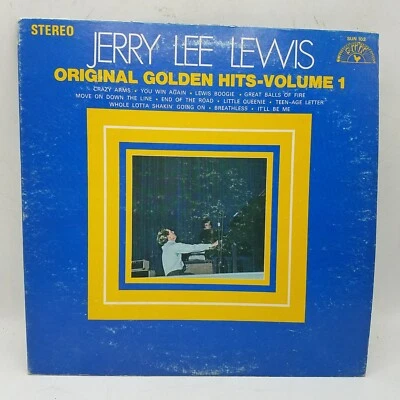 Jerry Lee Lewis - Original Golden Hits Vol 1 LP 1969 Sun – SUN #102 - Image 1 of 4