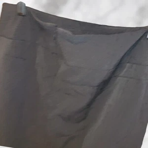 Dark Academia Library Skirt Gray Women Size 8 Long Formal Button slit stretch - Picture 1 of 5