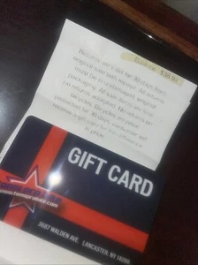 Tom’s Pro Bike Gift Card $38.04 Bicycle Order Online Buffalo - Picture 1 of 3
