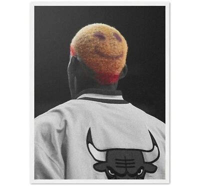 RODMAN Poster No Frame, Dennis Rodman basketball poster - Image 1 of 4