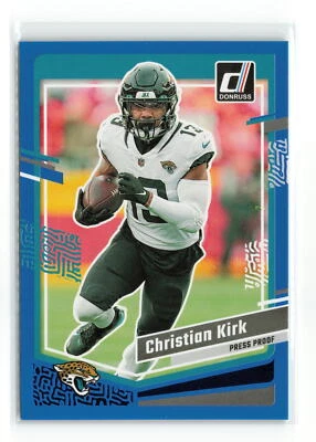Christian Kirk #134 2023 PANINI DONRUSS Blue Press Proof - Image 1 of 2