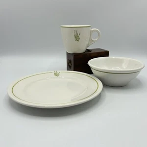 Pawating Hospital Niles Michigan Potawatomi Native American Indian Mayer Dishes - Picture 1 of 21