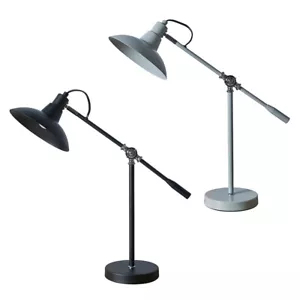 Table Lamp Industrial Adjustable Metal Desk Task Work Light LED Bulb Lighting - Picture 1 of 26
