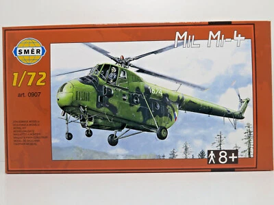 SMER MIL Mi-4 russischer Militär-Hubschrauber, Bausatz 1:72, 0907, OVP, Neu - Bild 1 von 2