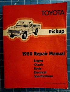 Service Repair Manuals For Toyota Pickup For Sale Ebay
