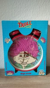 The Troll Family Uhr Wecker NEU rar Kult 1993 Vintage trolls - Bild 1 von 5