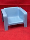 Blue VTG 1973 Mattel Barbie Sitting Chair 7825-0120 Modern Furniture