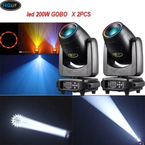 2pcs led 200W 3in1 strip beam gobo wash moving head light for stage club show - Picture 1 of 17