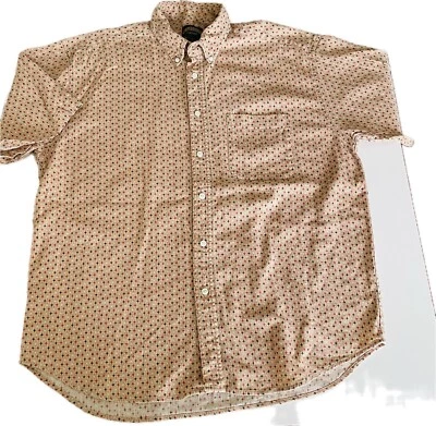 Vintage Cambridge Classics Shirt Large Short Slvs Linen Cotton Retro Preppy - Image 1 of 4