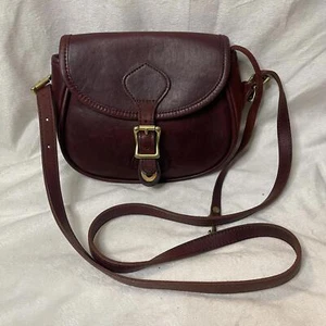 JW Hulme Heritage Leather Crossbody Bag – Saddle Style - Picture 1 of 8