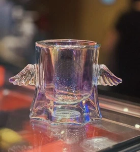 Starbucks 2023 China Christmas Unicorn Wing 9oz Glass Cup - Picture 1 of 4