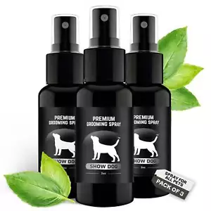 Natural Dog Cologne and Odor Eliminator - Dog Grooming Spray 3pack (Show Dog) - Picture 1 of 7
