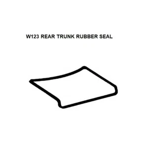 For Mercedes Benz W123 Rear Trunk Lid Seal Rubber Gaskets 200 220 230 220D 240D - Picture 1 of 1