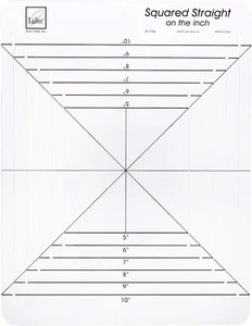 June Tailor Squared Straight On The Inch Ruler 1" JT-1736 UK Stock - Picture 1 of 2