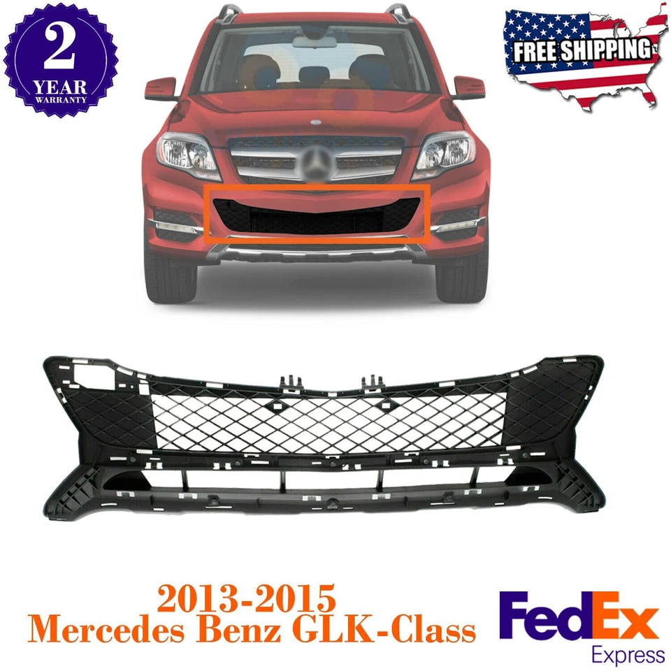 Решетка переднего бампера для Mercedes Benz GLK-класса 2013-2015 годов выпуска - Изображение 1 из 4